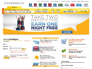 Web site www.choicehotels.com, Best Western Trade Winds
