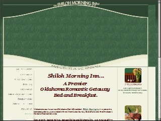 Web site www.shilohmorning.com, Shiloh Morning Inn